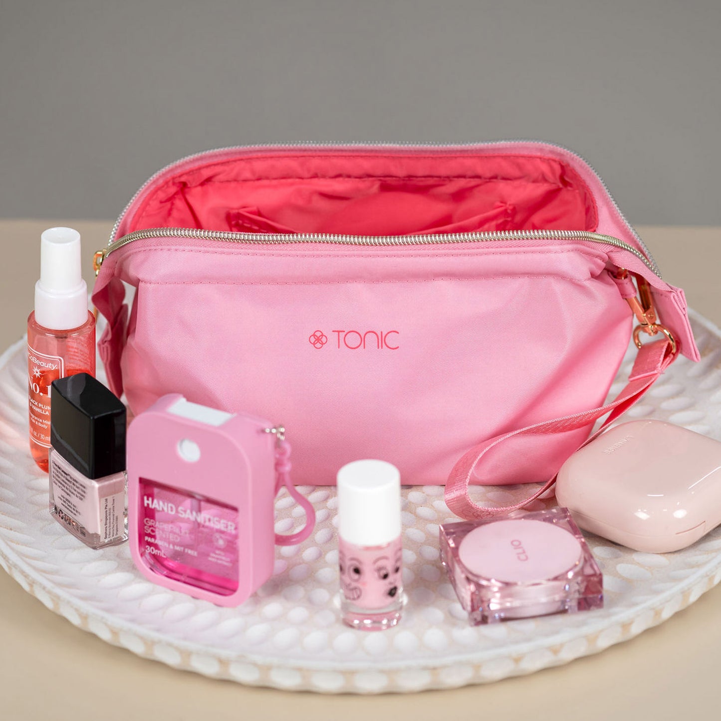 Large Makeup Bag - Splash Fairy Floss