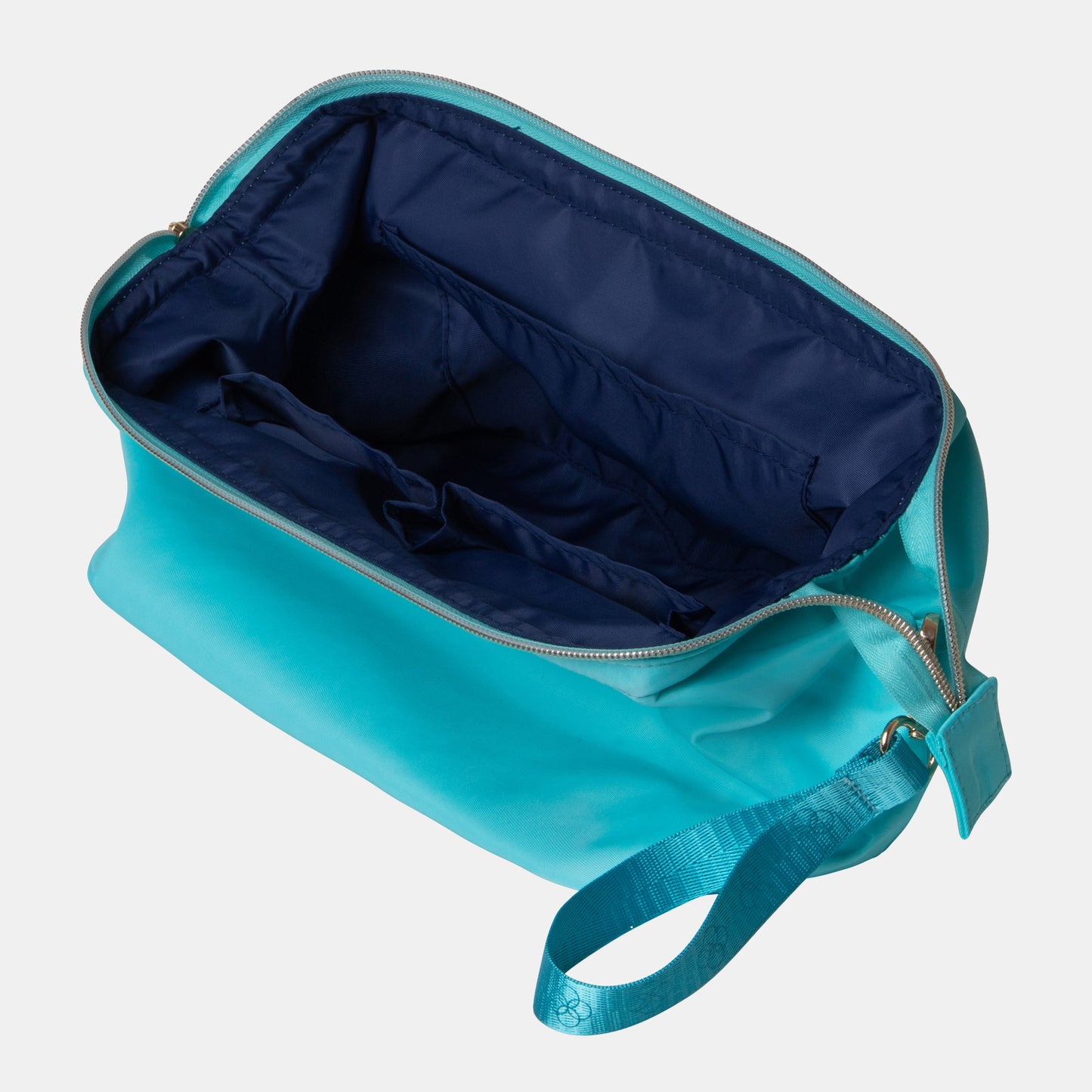 Large Makeup Bag - Splash Aqua
