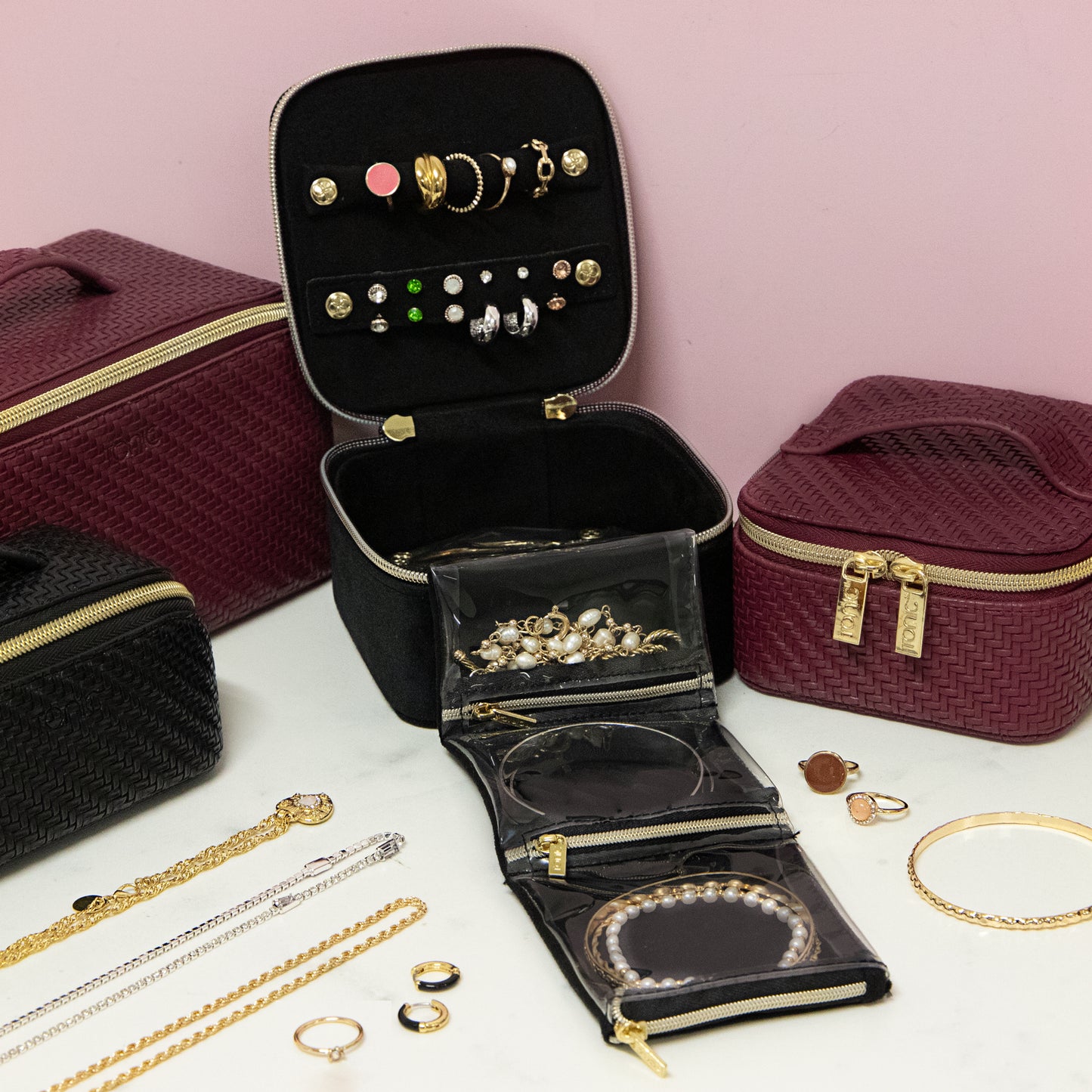 Jewellery Cube - Luxe Velvet Black