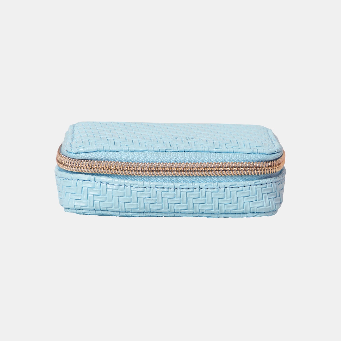 Pill Box - Herringbone Bluebell