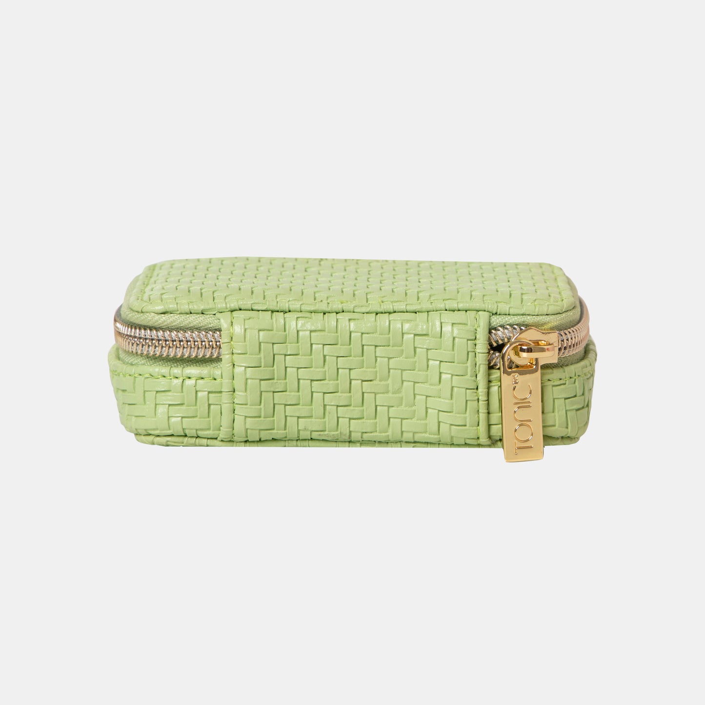 Pill Box - Herringbone Pistachio