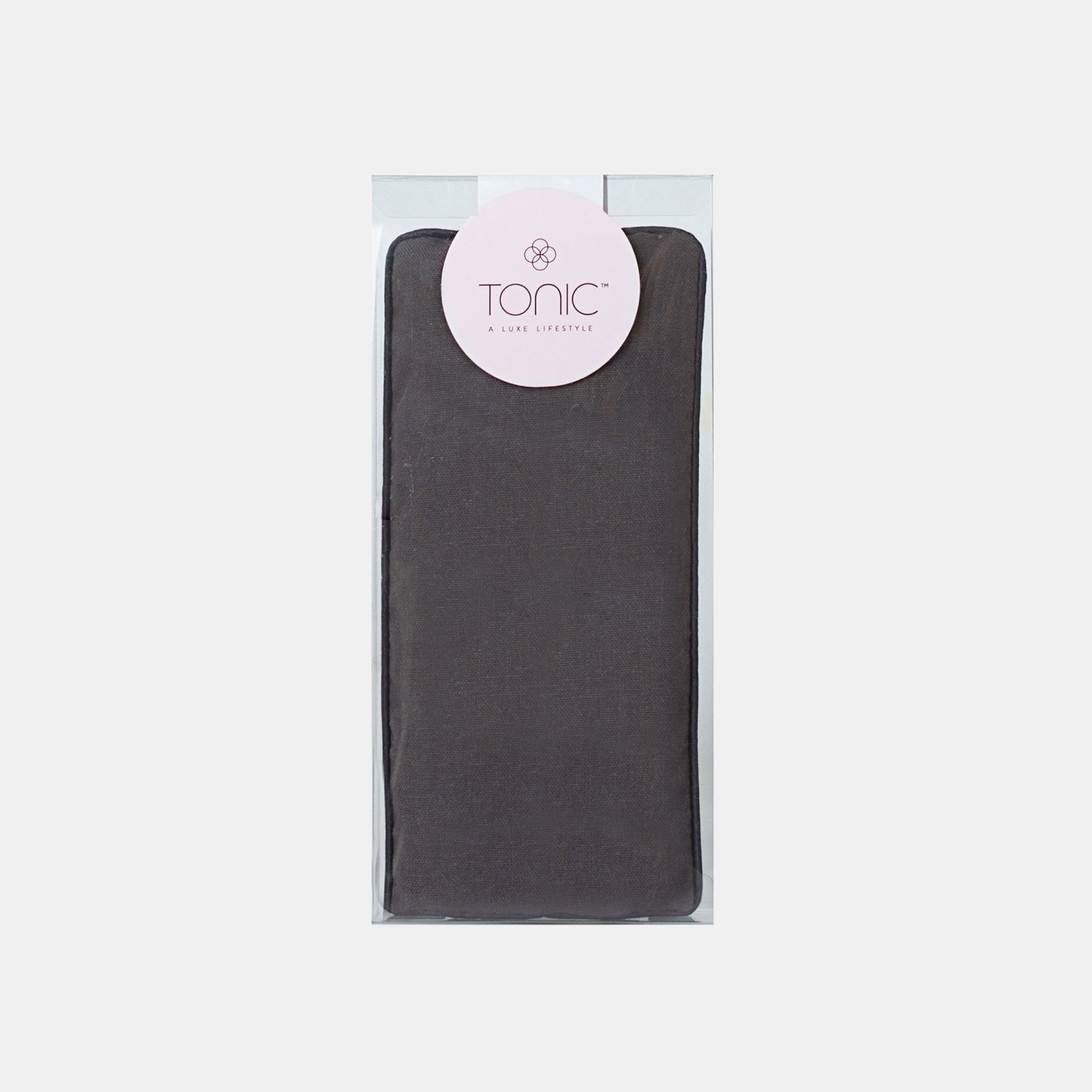 Weighted Eye Pillow - Luxe Linen Charcoal