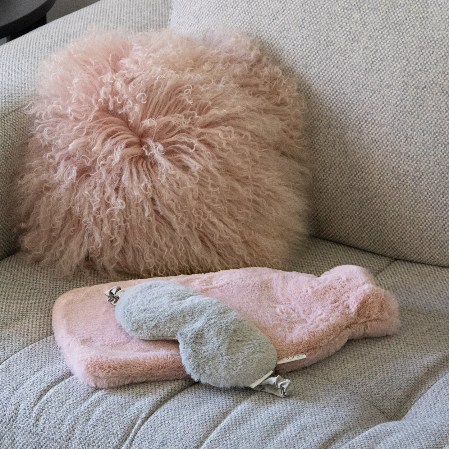 Hot Water Bottle - Deluxe Dusty Rose