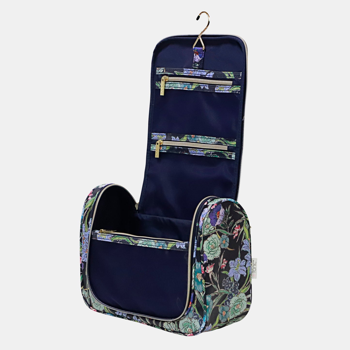 Essential Hanging Cosmetic Bag - Fleur Ink