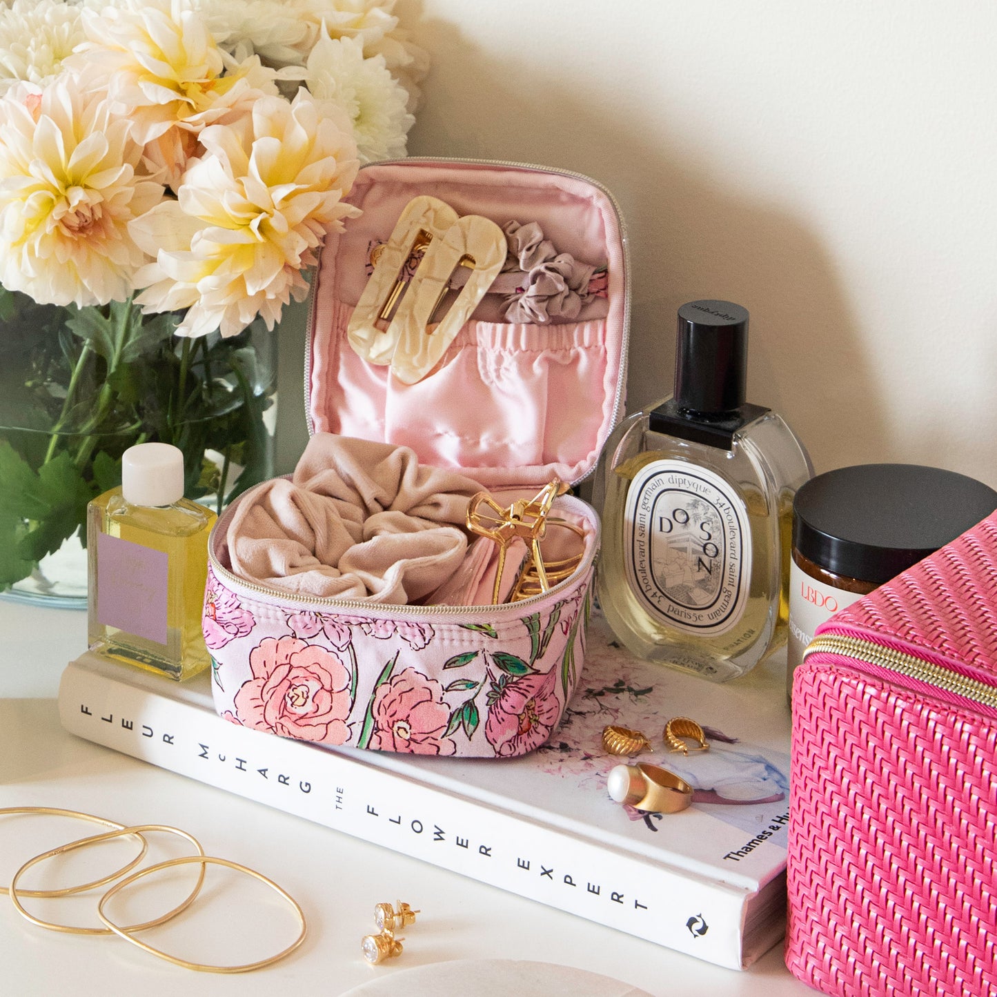 Jewellery Cube - Fleur Rose