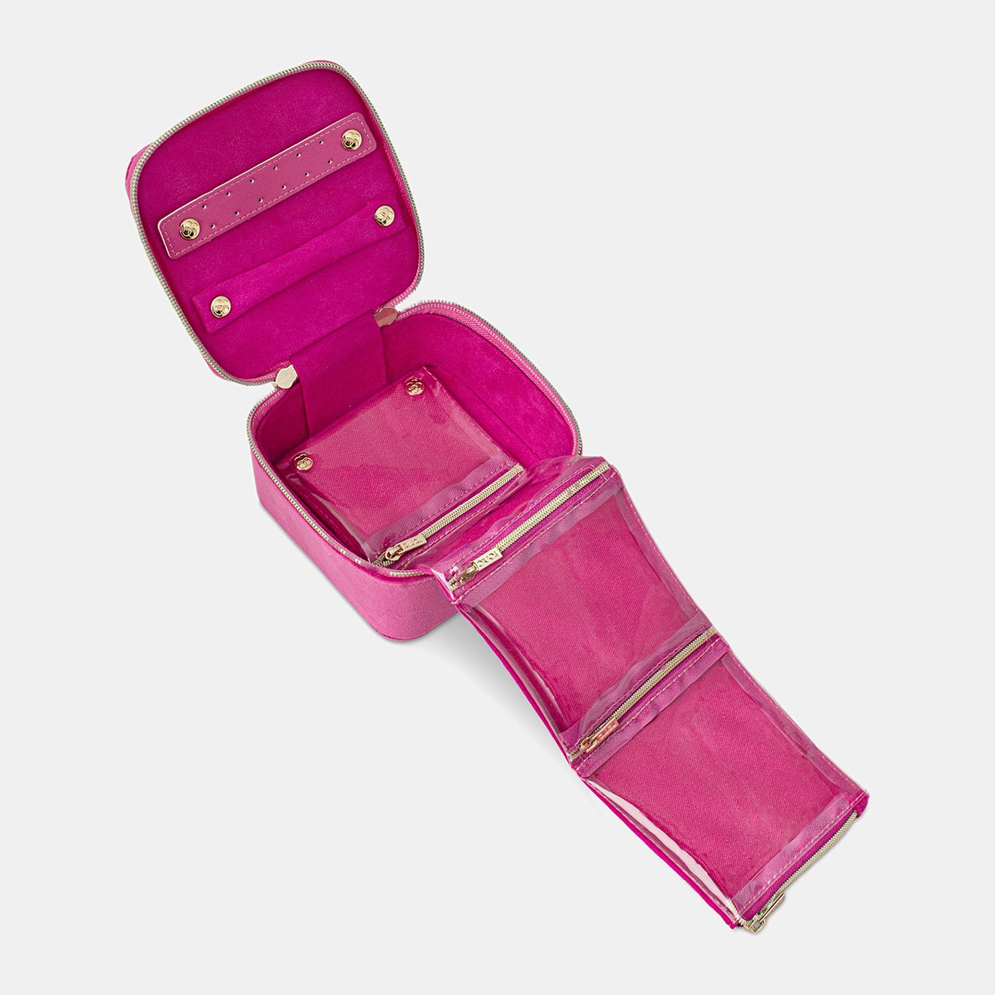 Jewellery Cube - Luxe Velvet Berry