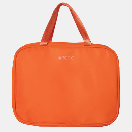 Hanging Makeup Bag - Splash Orange