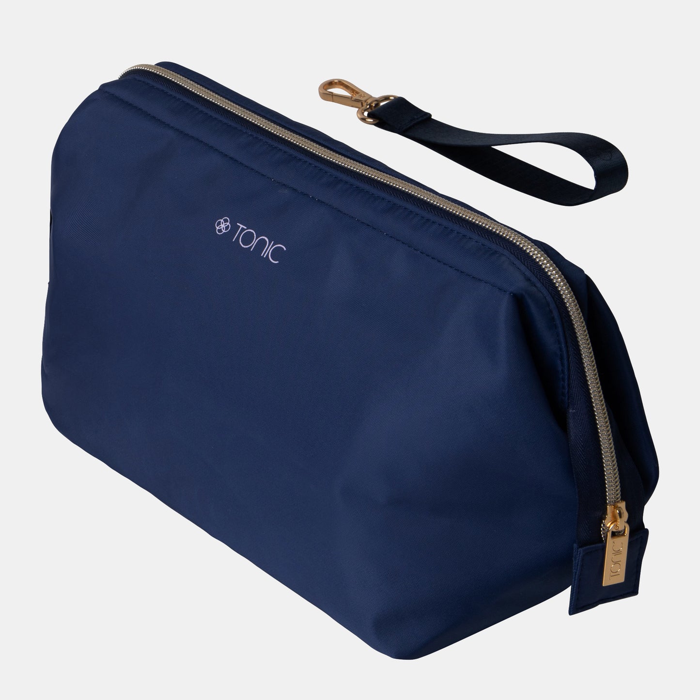 Large Makeup Bag - Splash Navy
