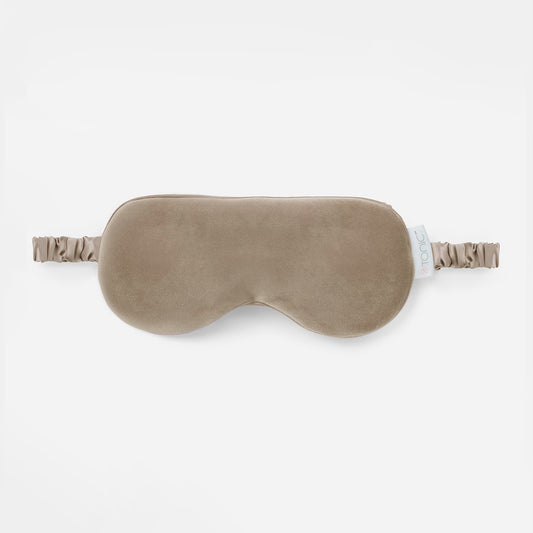 Eye Mask - Luxe Velvet in Latte