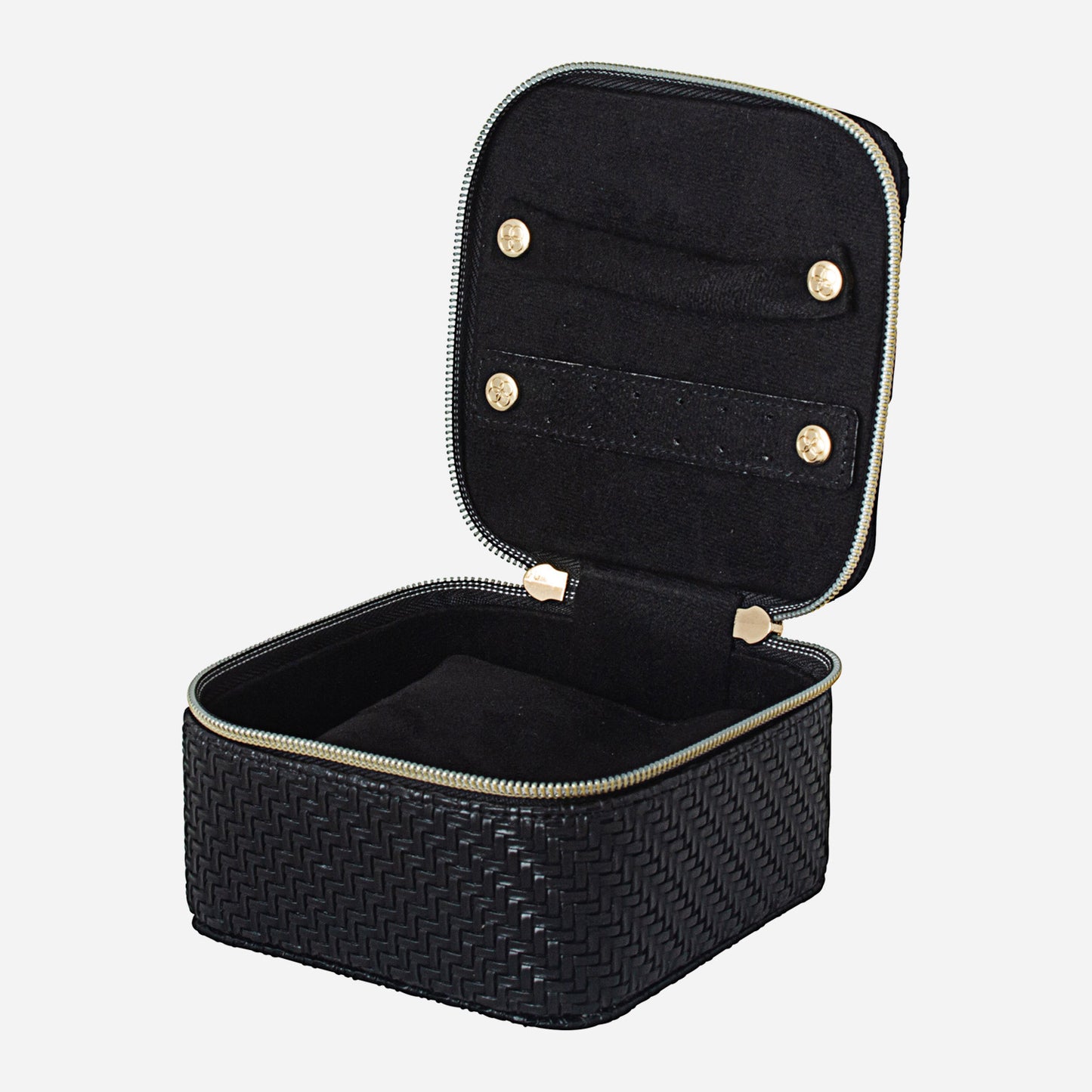 Jewellery Cube - Herringbone Licorice