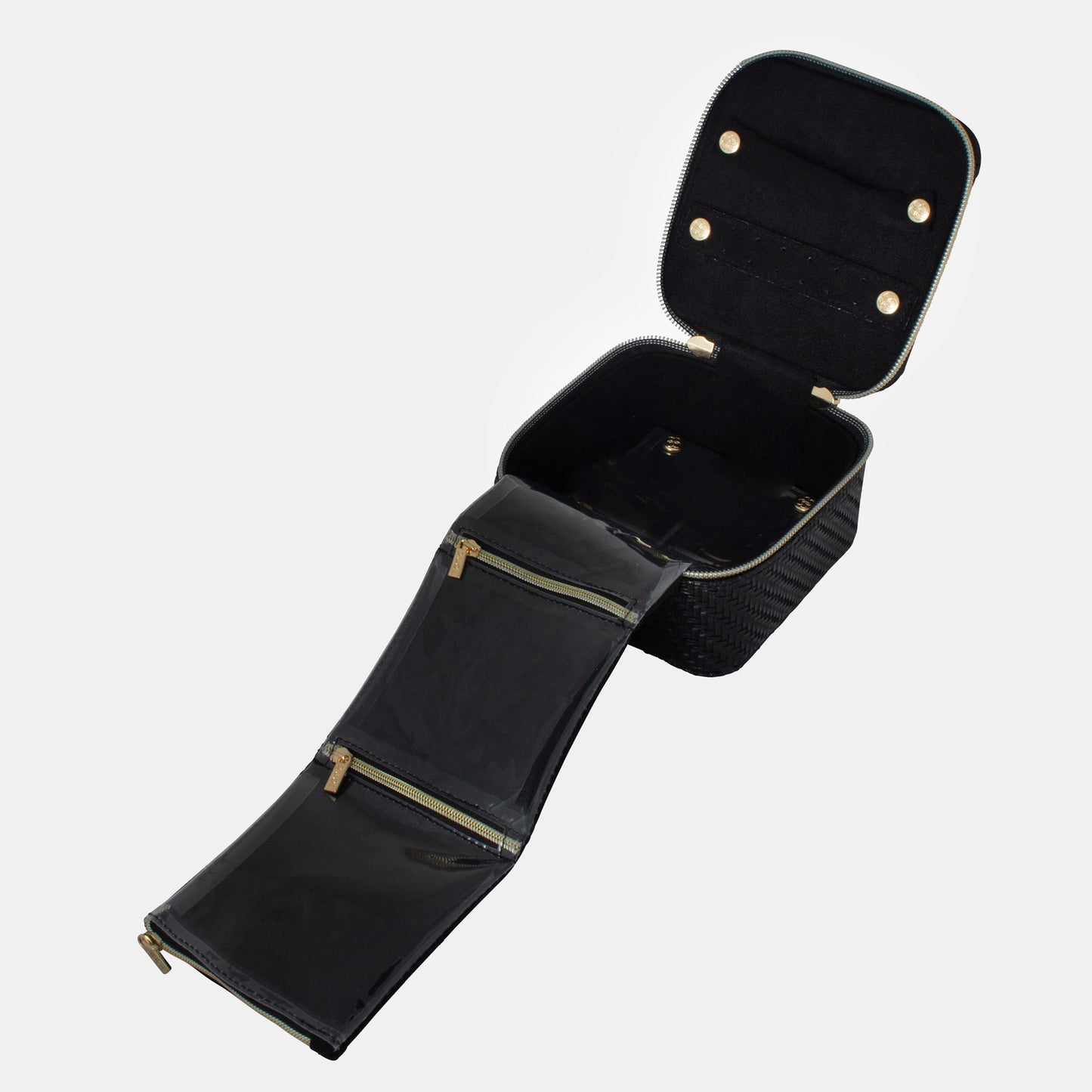 Jewellery Cube - Herringbone Licorice