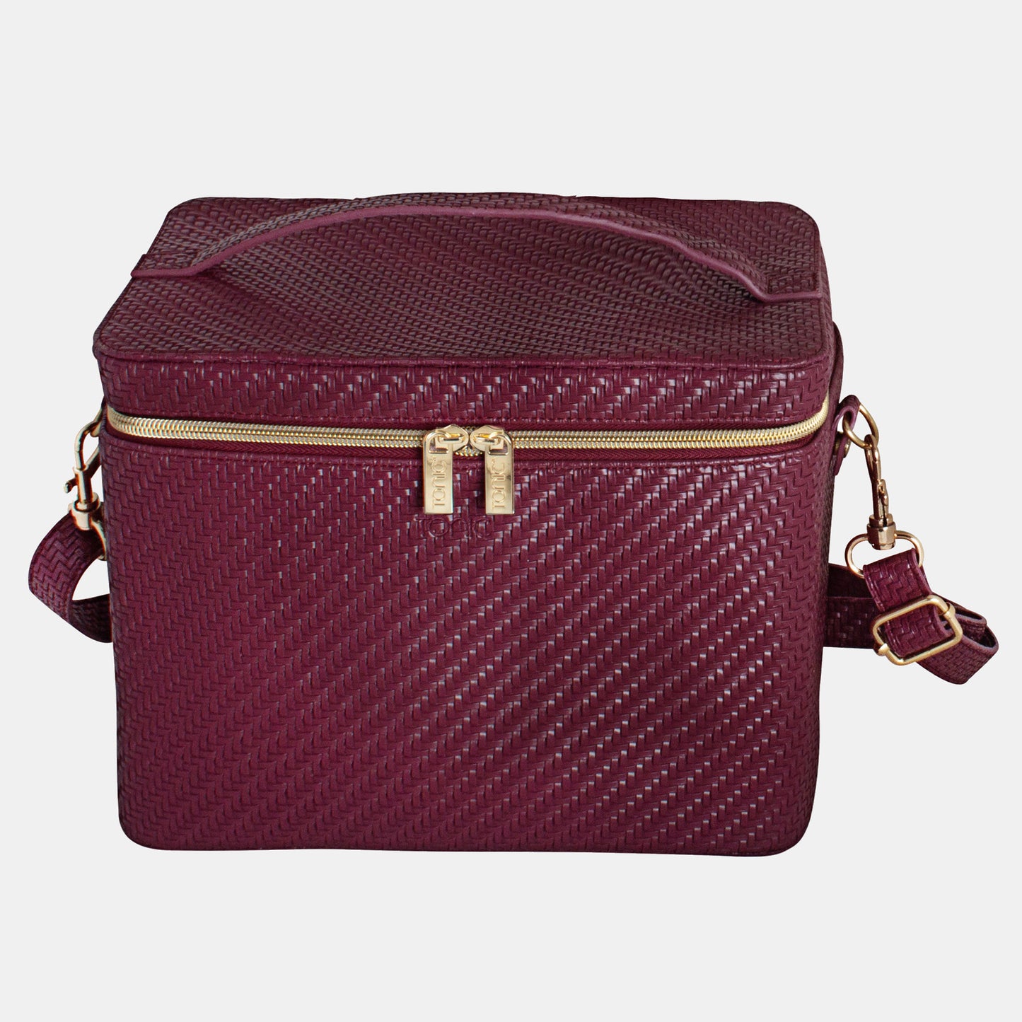 Carry All - Herringbone Plum