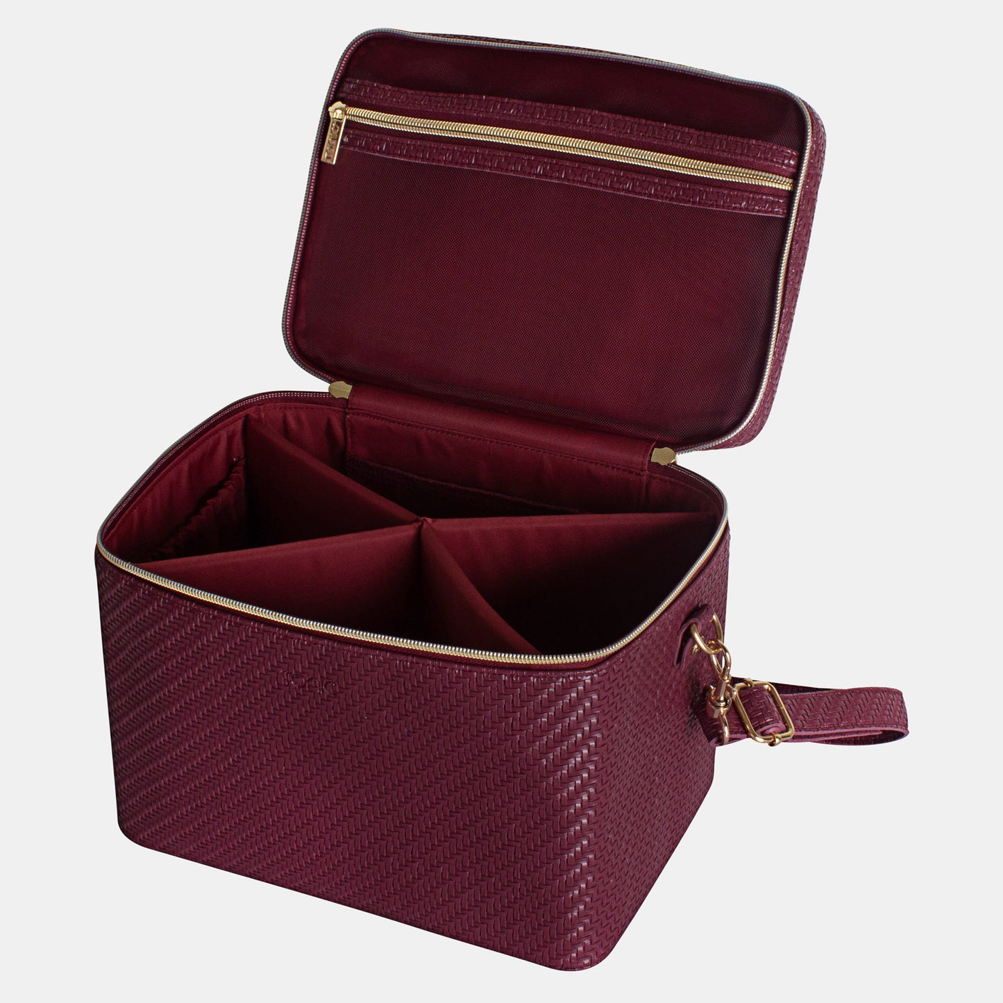 Carry All - Herringbone Plum