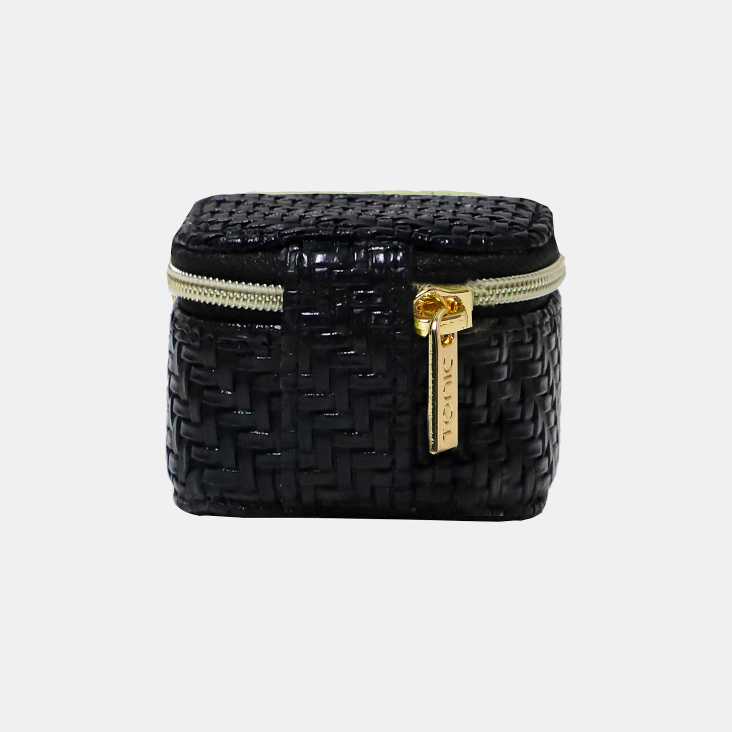Mini Jewellery Cube - Herringbone Licorice