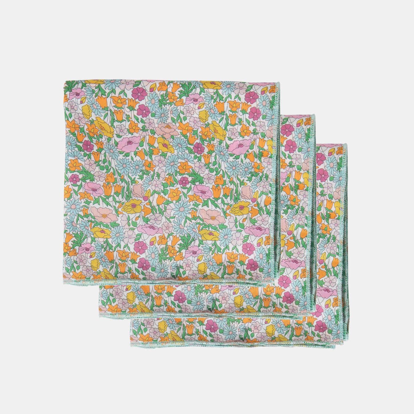Set of 3 Handkerchiefs - Liberty Poppy