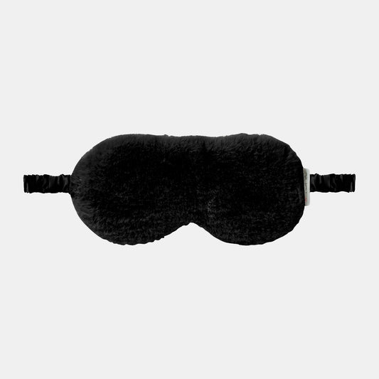 Eye Mask - Deluxe Fur in Black