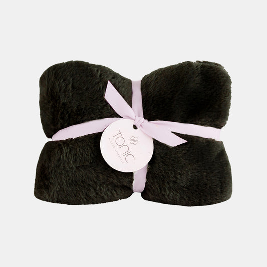 Heat Pillow - Deluxe Fur in Black