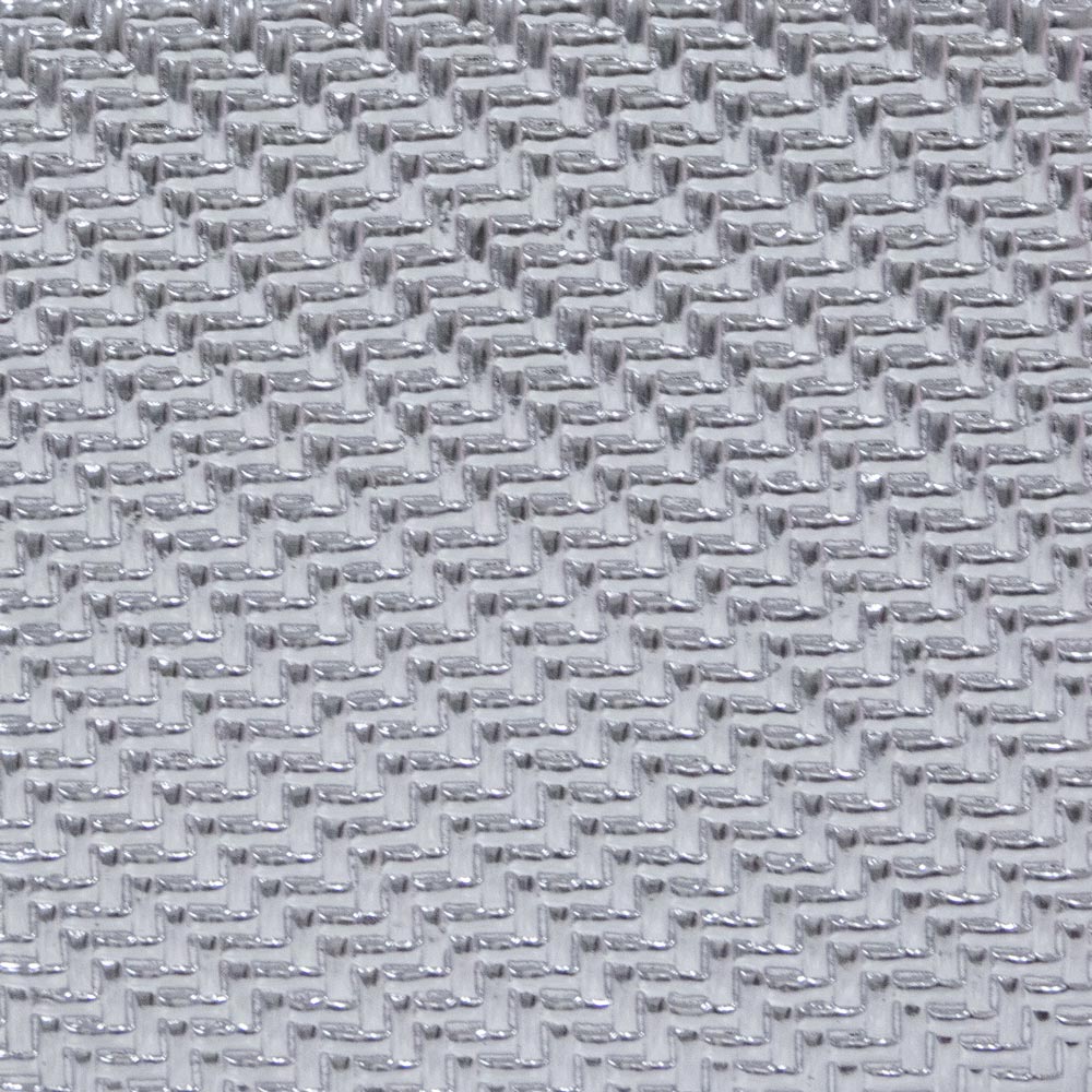 Jewellery Cube - Herringbone Silver