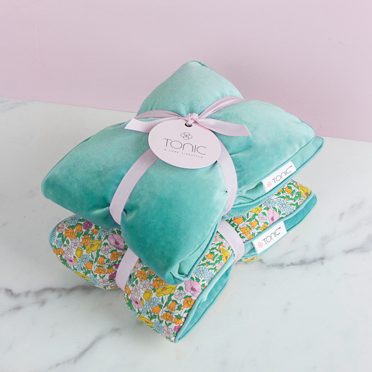 Heat Pillow Duo Gift Pack in Teal