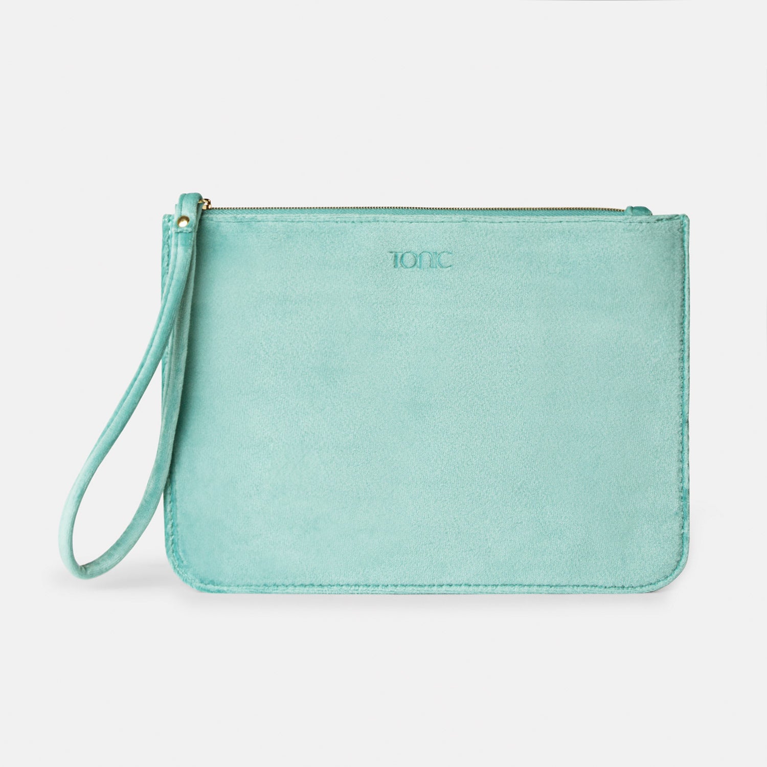 Clutch - Luxe Velvet Seafoam