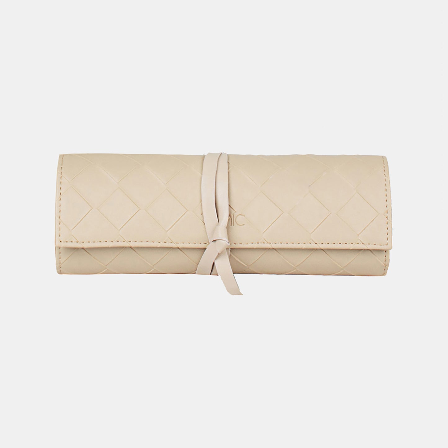 Makeup Brush Roll - Woven Sand
