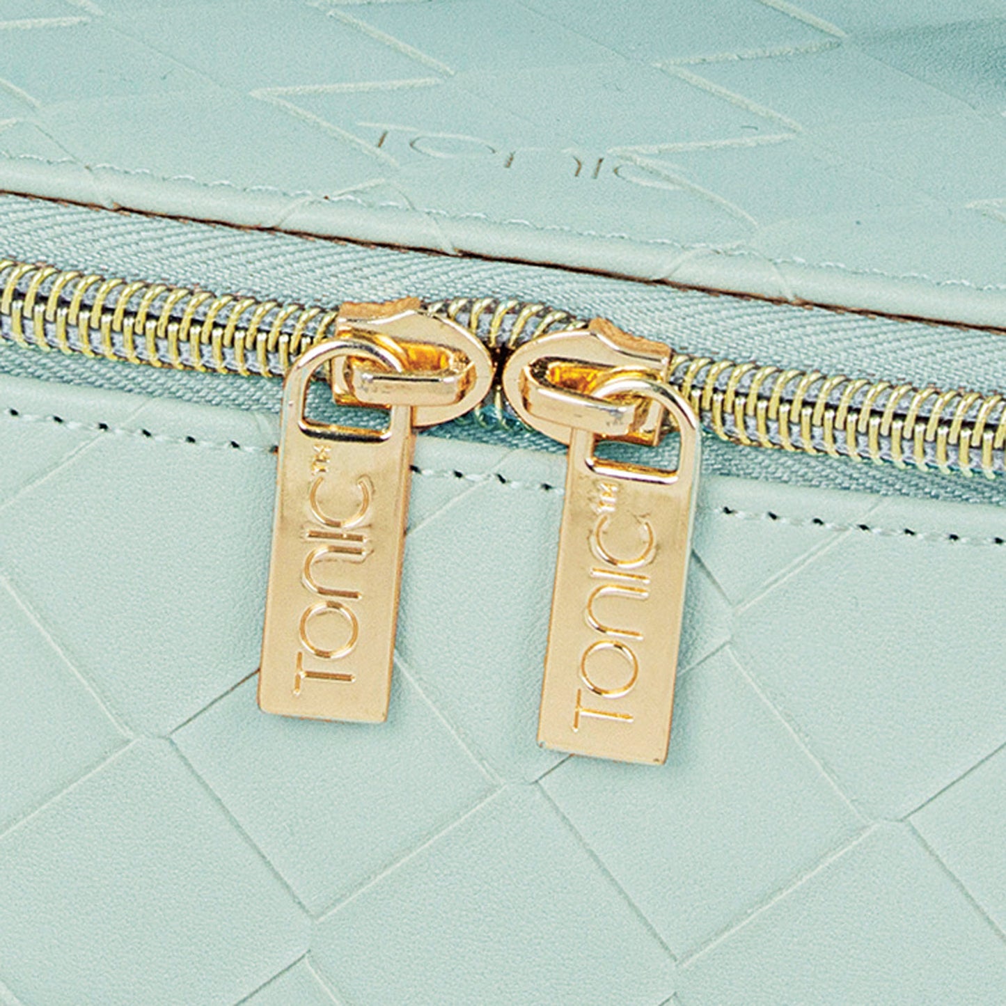 Jewellery Cube - Woven Teal