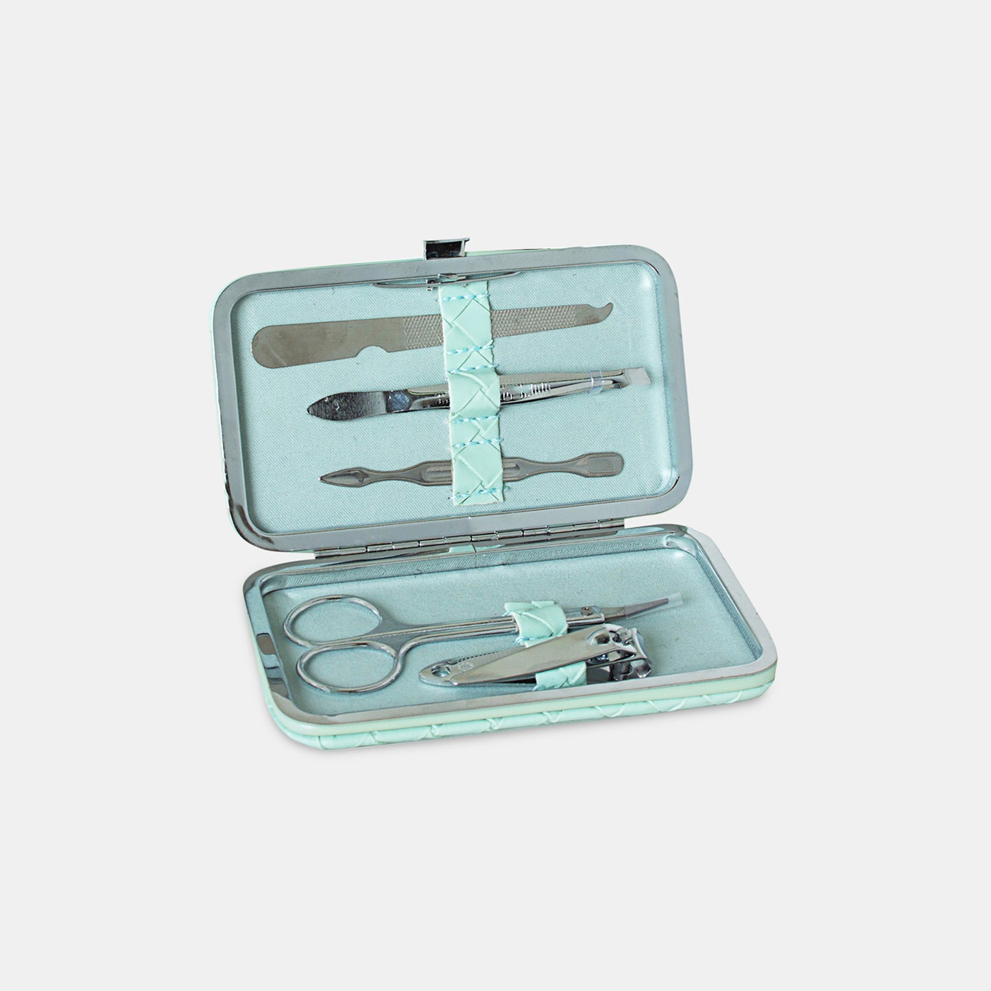 Manicure Set - Woven Teal