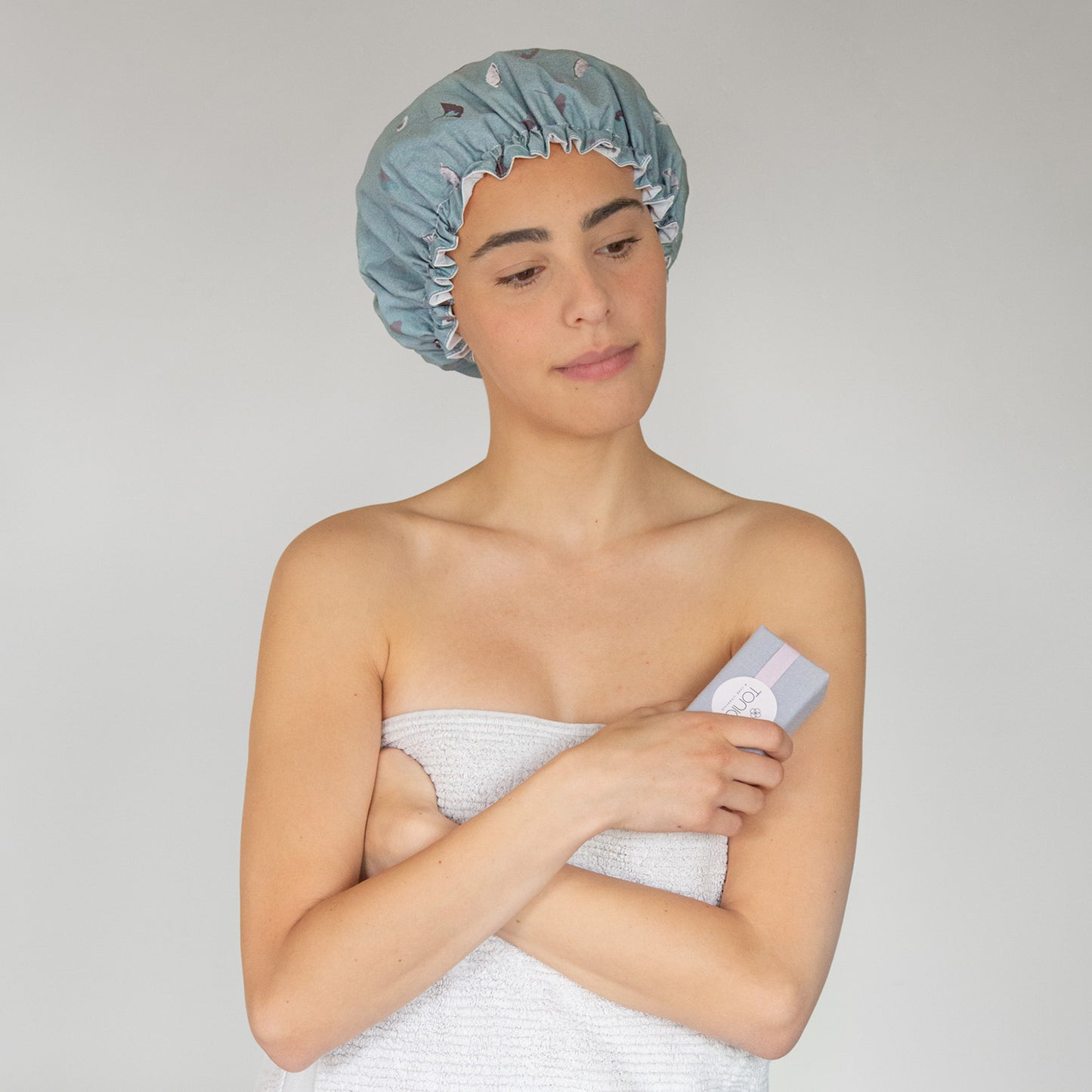Shower Cap - Ginkgo Charcoal